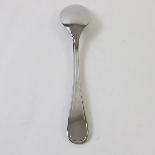 Set of 4 Oneida New Rim Stainless Oval Soup Spoons 7.25in