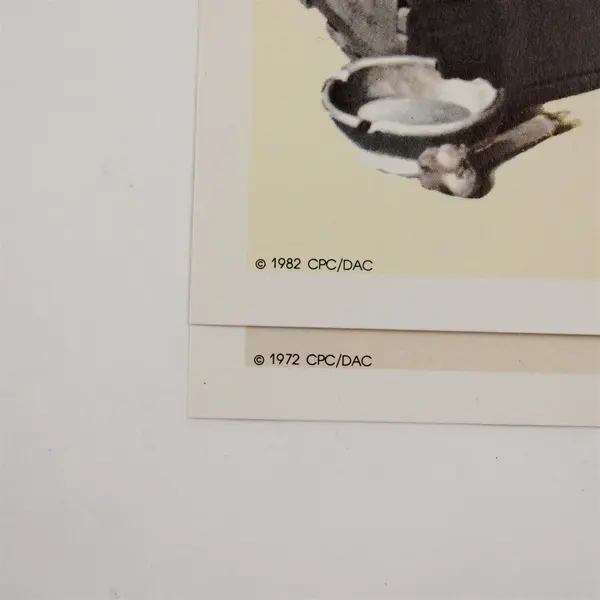 Set Of 2 Vintage Norman Rockwell 5X7 Lithograph Prints Child With Dogs