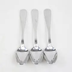 Set of 3 Oneida New Rim Stainless Teaspoons