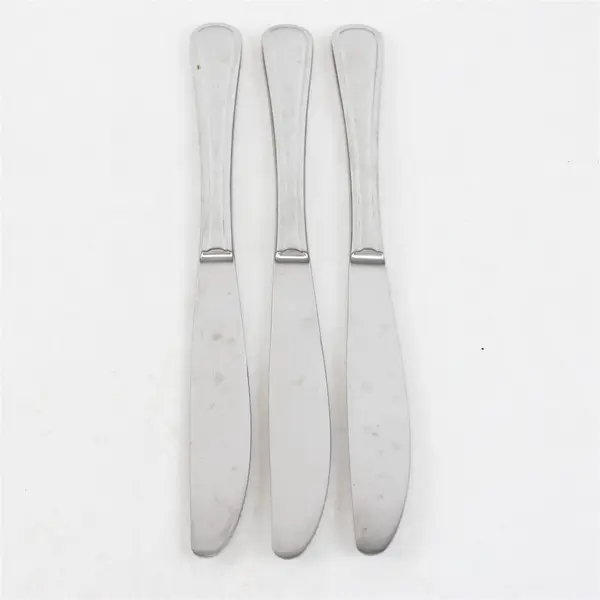 Set of 3 Oneida New Rim Stainless Modern Solid Knives