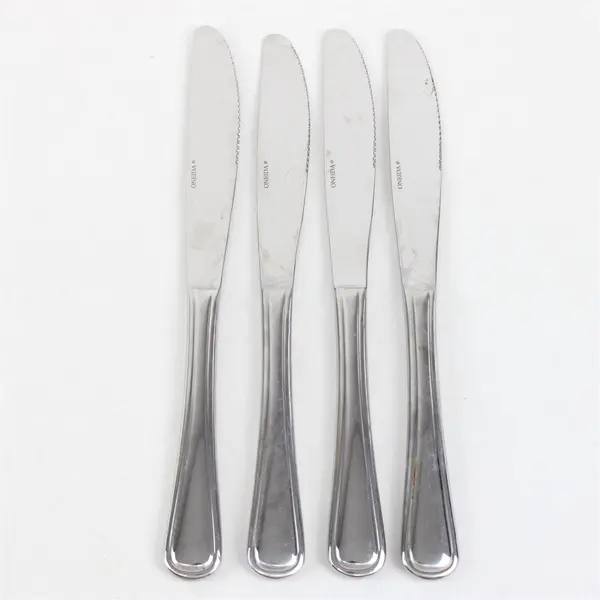 Set of 4 Oneida New Rim Stainless Modern Solid Knives