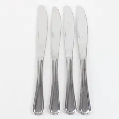 Set of 4 Oneida New Rim Stainless Modern Solid Knives