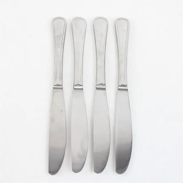 Set of 4 Oneida New Rim Stainless Modern Solid Knives
