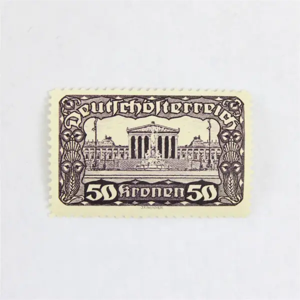 Lot Of 9 Austria 1919 Parliament Building Stamps Mint Hinged