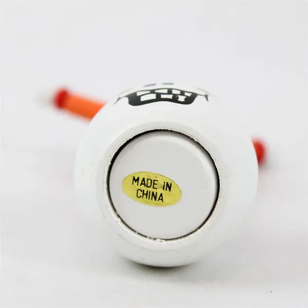 Vintage Wooden Halloween Frankenstein Push Puppet Toy