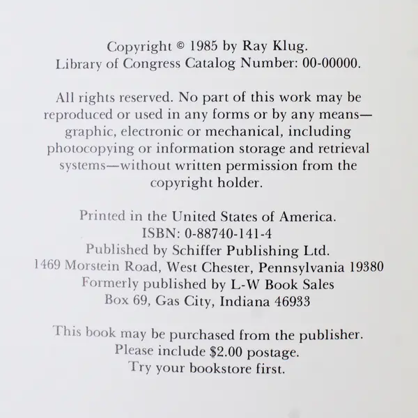 VTG Antique Advertising Encyclopedia Catalog by Ray Klug 1985 Hardcover