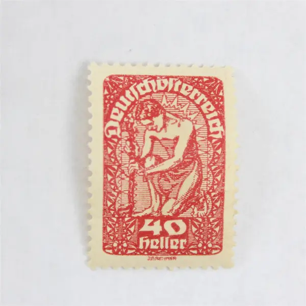 Lot Of 6 Austria Hungary Agriculture Heller Stamps Used 1920s