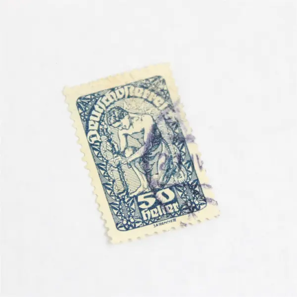 Lot Of 6 Austria Hungary Agriculture Heller Stamps Used 1920s