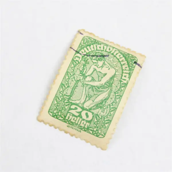 Lot Of 6 Austria Hungary Agriculture Heller Stamps Used 1920s