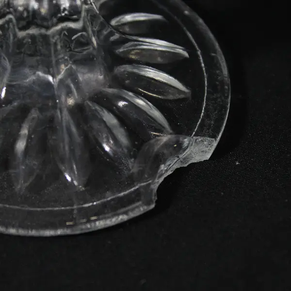 Set of 3 Vtg Anchor Hocking Wexford Water Goblets  6.75"