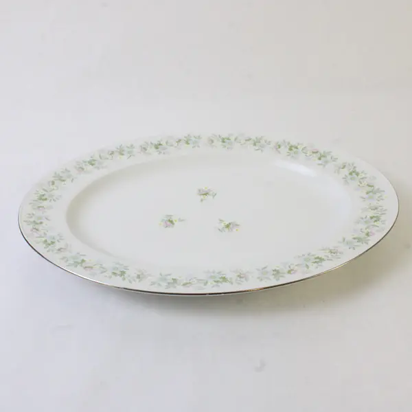 Johann Haviland Forever Spring Pattern Ceramic 13" Long Oval Serving Platter