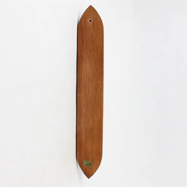 Set of 2 Vintage Homco Wooden Candle Sconces with Clear Glass Candle Holders