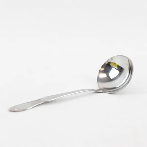 Lot of 2 Oneida Homestead Stainless Solid Gravy Ladle & Pierced Pie Server