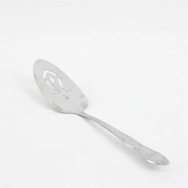 Lot of 2 Oneida Homestead Stainless Solid Gravy Ladle & Pierced Pie Server