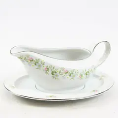 Johann Haviland Forever Spring Pattern Gravy Boat With Underplate