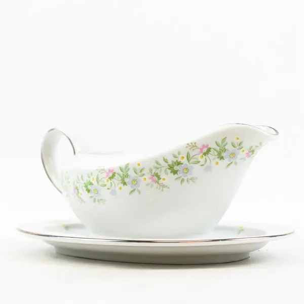 Johann Haviland Forever Spring Pattern Gravy Boat With Underplate