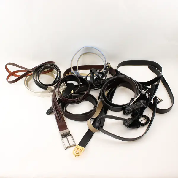 Lot of 14 Faux Leather Belts FLAWED DIY Crafting