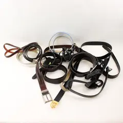 Lot of 14 Faux Leather Belts FLAWED DIY Crafting