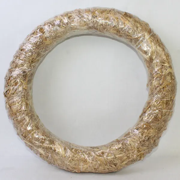 Lot of 2 Straw Wreaths Seasonal Autumn Craft Decor 14" & 19"