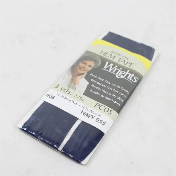 Lot of 4 Wrights Iron On Hem Tape, 3 yds. each, New. 