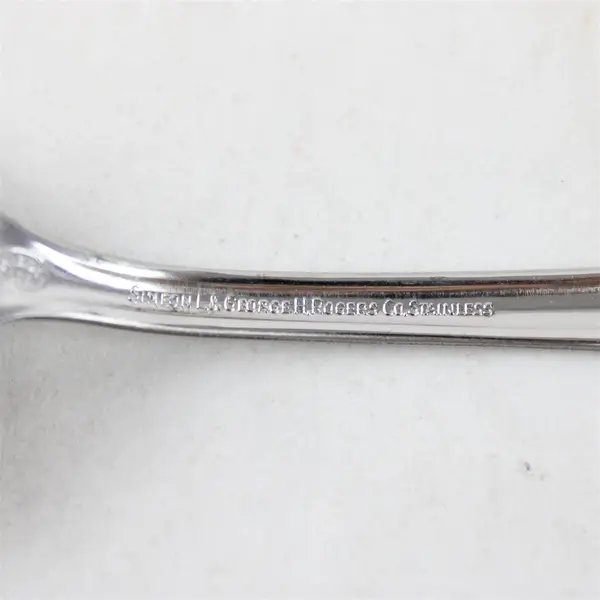 Lot of 4 Oneida Homestead Stainless Place/Oval Soup Spoons