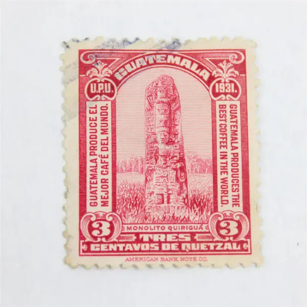 Lot Of 8 Guatemala Mixed Centavos Stamps Used 1890s to 1930s