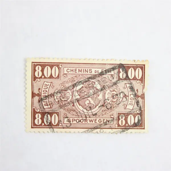 Lot Of 10 Belgium Railway Parcel Post Stamps Used Hinged 1920s