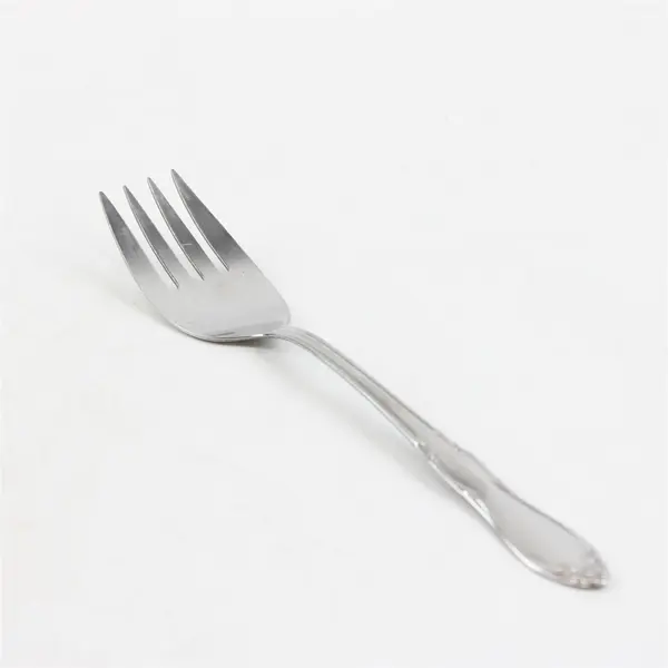 Set of 2 Oneida Homestead Stainless Small Solid Cold Meat Serving Forks