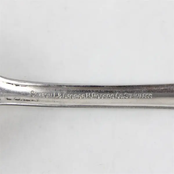 Set of 2 Oneida Homestead Stainless Small Solid Cold Meat Serving Forks