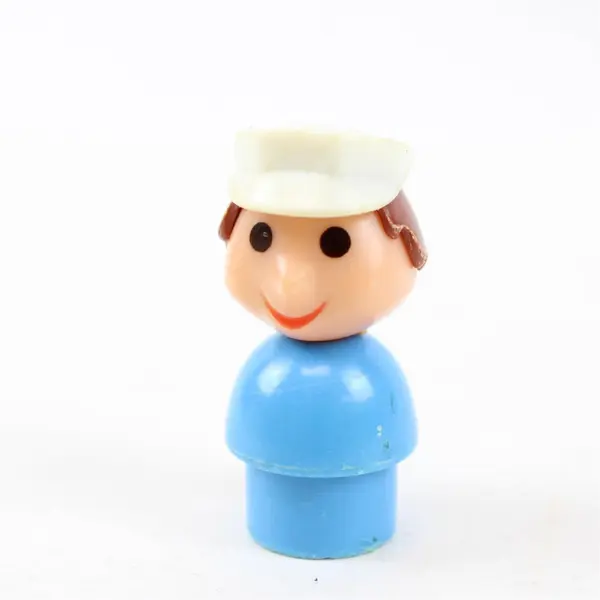 Vintage Lot of 24 Fisher-Price Little People Figurines and Furniture - 1970's