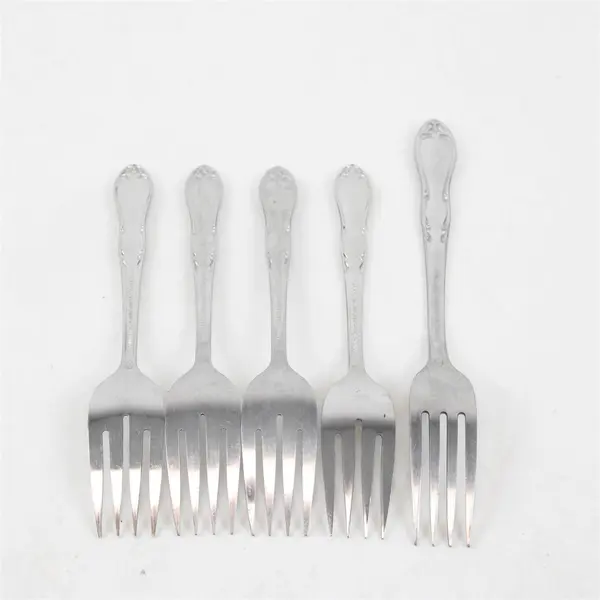 Lot of 5 Oneida Homestead Stainless 4 Salad Forks & 1 Dinner Fork