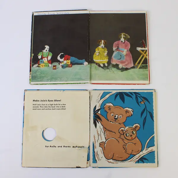 Lot of 2 Vintage Rand McNally Children’s Books 1945 & 1951 Acceptable 