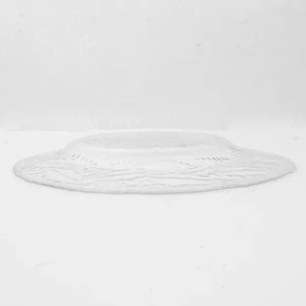 Set of 4 Arcoroc Holly Tree Glass Christmas Salad Plates 7.75"