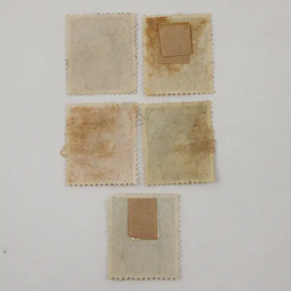 Lot Of 5 British India King George VI Stamps Used 1930s