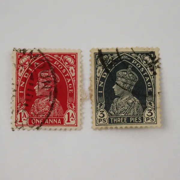 Lot Of 5 British India King George VI Stamps Used 1930s