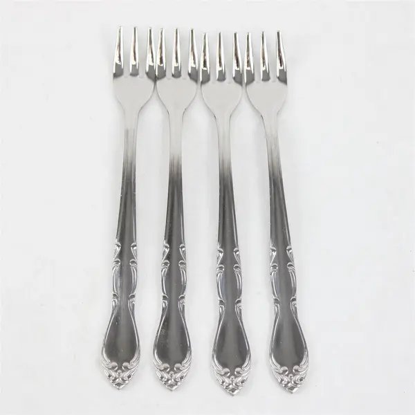 Set of 4 Castle Court CCS12 Stainless Cocktail/Seafood Forks