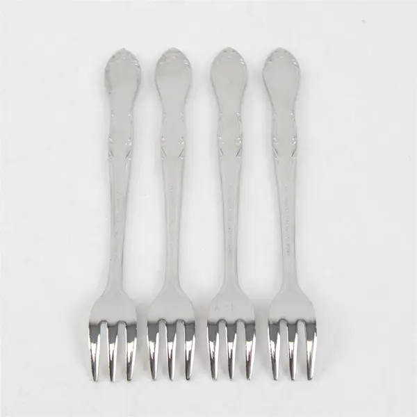 Set of 4 Castle Court CCS12 Stainless Cocktail/Seafood Forks