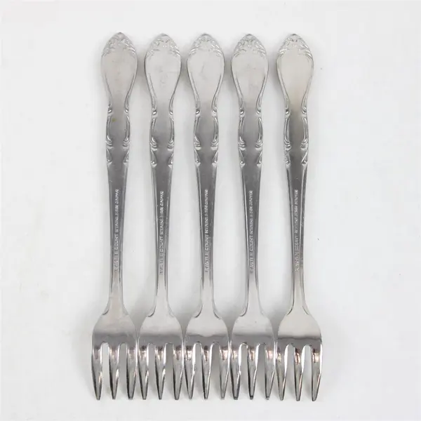 Set of 5 Castle Court CCS12 Stainless Cocktail/Seafood Forks