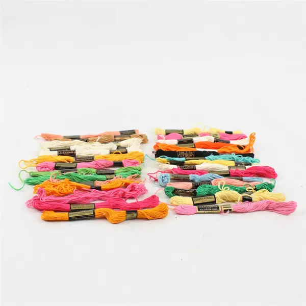 Lot of 28 J.&P. Coats/American 6-Strand Embroidery Floss, Asst'd Colors New 
