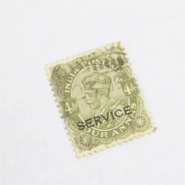 Lot Of 7 British India King George V Stamps Used Canceled