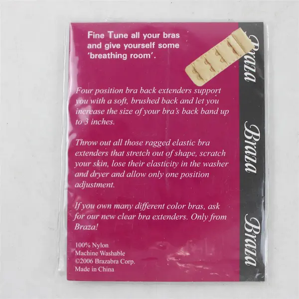 Bra Back Extenders Braza Machine Washable Pack Of 3