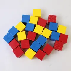 Vintage Tupperware Toys 1970s Busy Blocks 26 Blocks w/Complete Figure Set