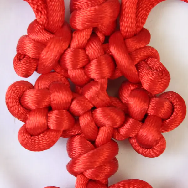 Unbranded Traditional Woven Red Chinese Knot Hanging Decor w/Tassles