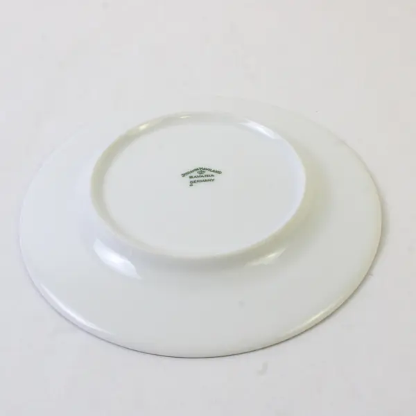 Lot Of 5 Johann Haviland Forever Spring Pattern Silver Trim Bread/ Butter 6.25"