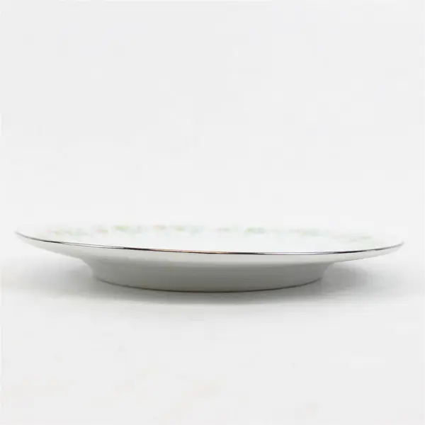 Lot Of 10 Johann Haviland Forever Spring Pattern Silver Trim Bread/ Butter 6.25"