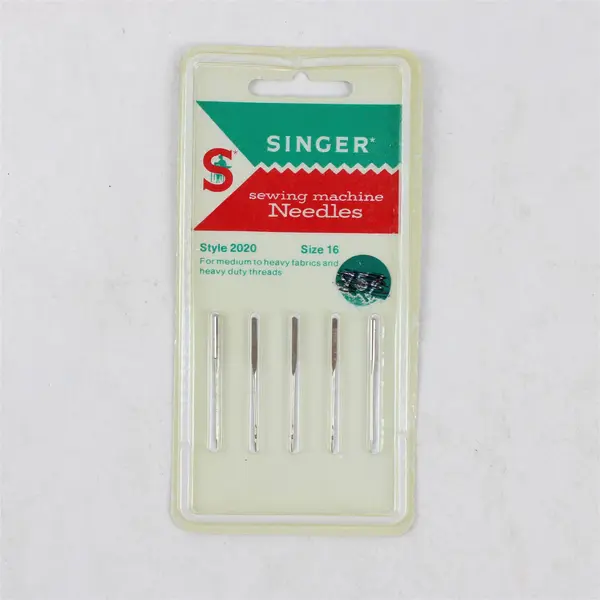 Lot of 3 pks. of Sewing Machine Needles, Singer and Schmetz Brands, New 
