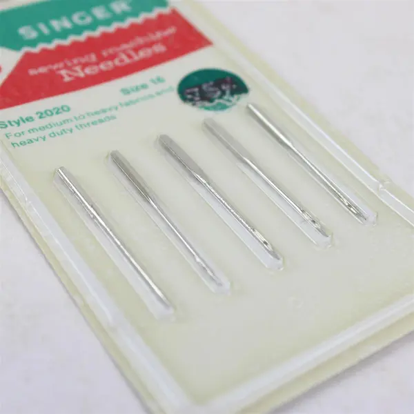 Lot of 3 pks. of Sewing Machine Needles, Singer and Schmetz Brands, New 