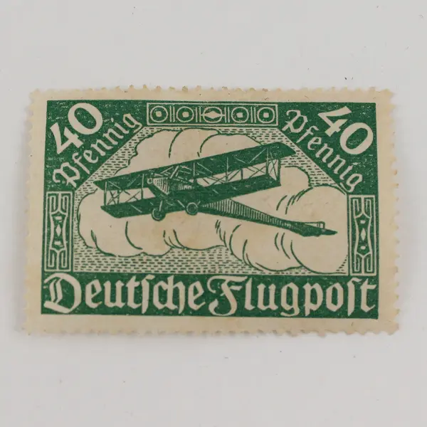 Lot Of 2 Germany Flugpost Airmail Stamps 1920s Mint Hinged