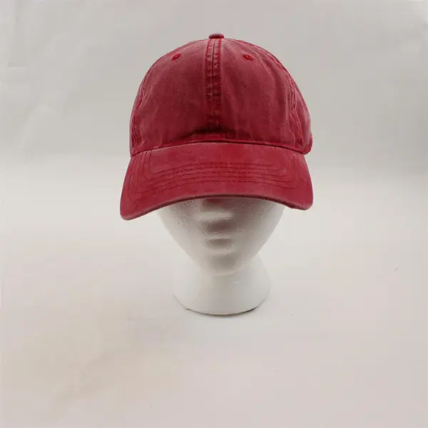 Lot of 3 Women's Cotton Baseball Caps Red Pink Green One Size