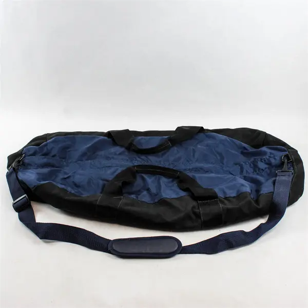 REI Large Nylon Duffle Bag 26x12x11 Black & Blue